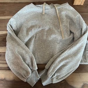 Urban Outfitters grey cropped hoodie!